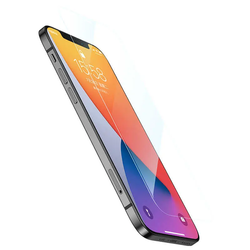iPhone 12 Temperli Cam Ekran Koruyucu, Tam Kaplamalı - Benks CKR+ Corning