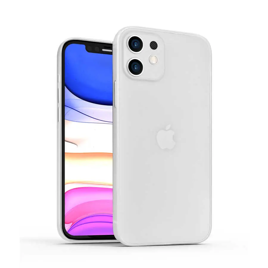 iPhone 12 Mat İnce Kılıf - Wiwu Skin Nano PP