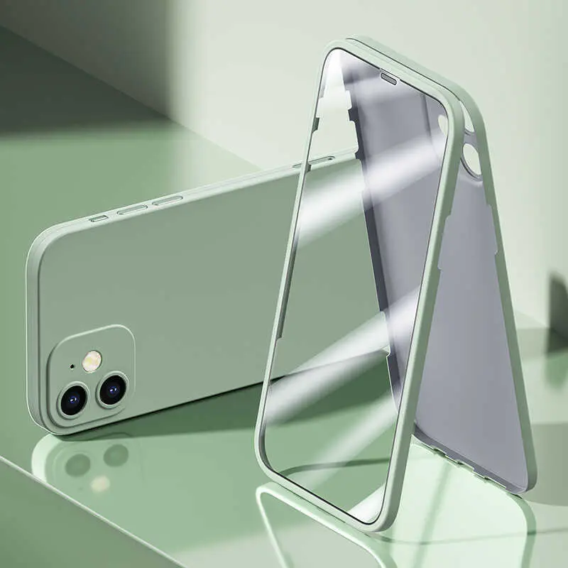 iPhone 12 Tam Kaplama 360 Derece Koruyucu Kılıf - Benks
