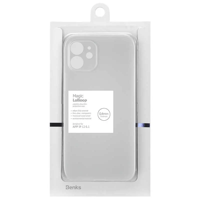 iPhone 12 İnce Mat Kılıf - Benks Lollipop Protective