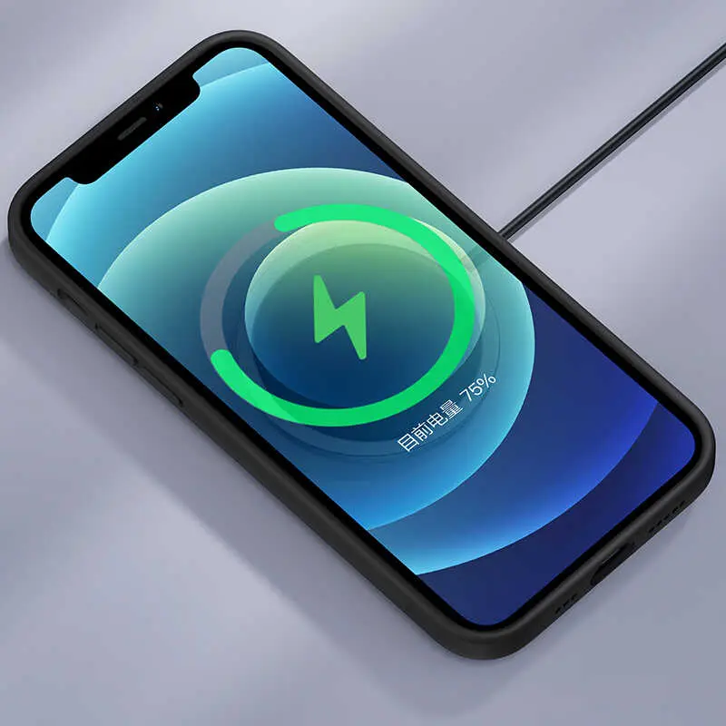 iPhone 12 MagSafe Uyumlu Silikon Kılıf - Benks MFI Sertifikalı