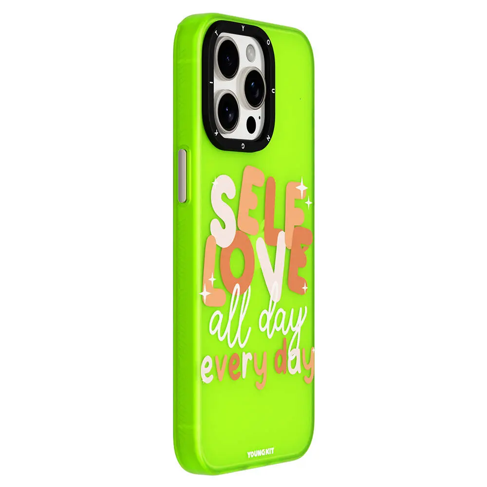 iPhone 12 Darbe Emici Tasarımlı Kılıf - Youngkit Sweet Language