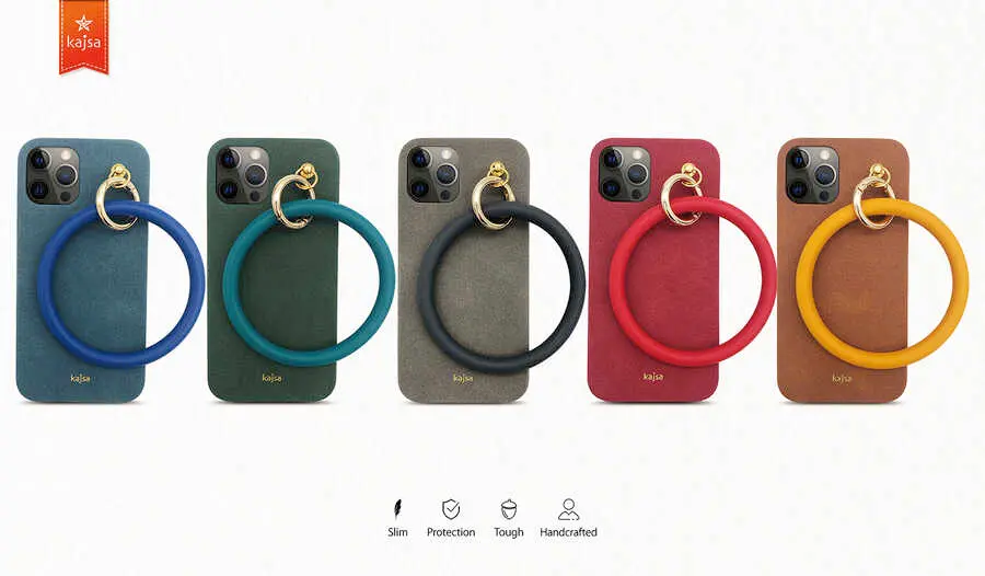 iPhone 12 Halka Tasarımlı Kılıf - Kajsa Splendid Morandi Ring