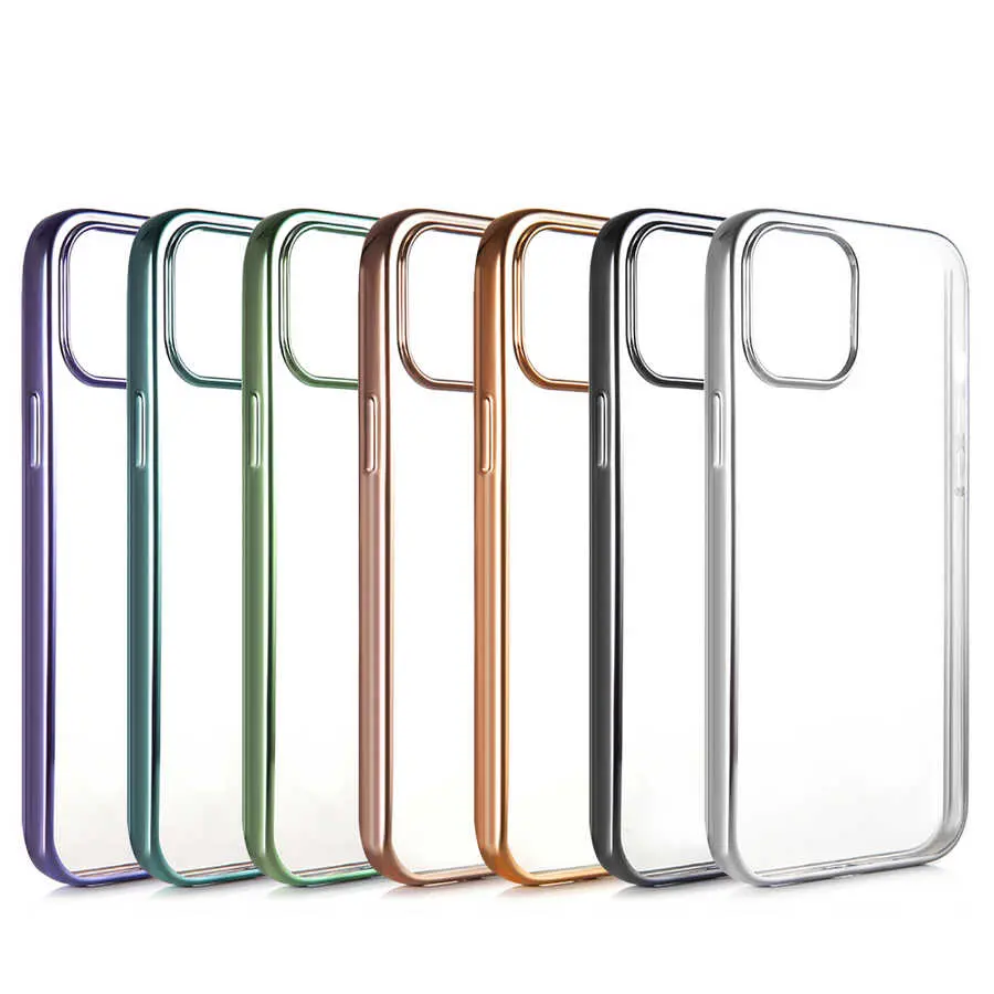 iPhone 12 Mini Şeffaf Silikon Kılıf - Benks Magic Glitz