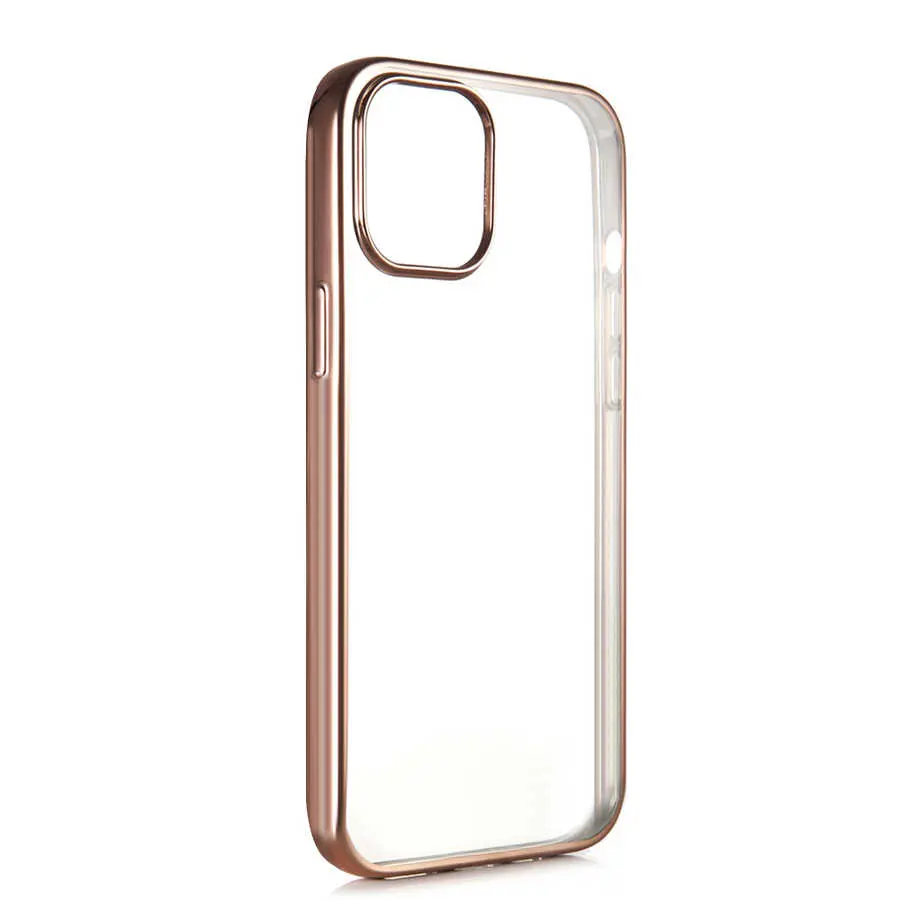 iPhone 12 Mini Şeffaf Silikon Kılıf - Benks Magic Glitz