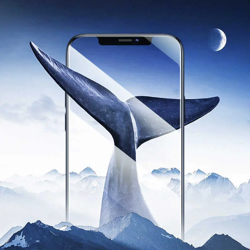 iPhone 12 Mini Tam Ekran Koruyucu, Toz Geçirmez Metal Ahize Korumalı - Benks OKR