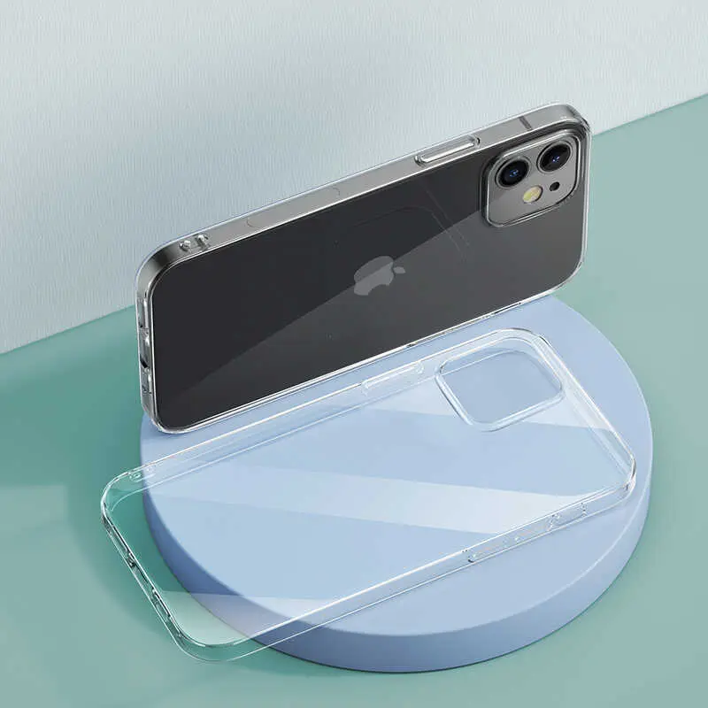 iPhone 12 Mini Şeffaf Kılıf, İnce ve Darbe Emici - Benks Transparent
