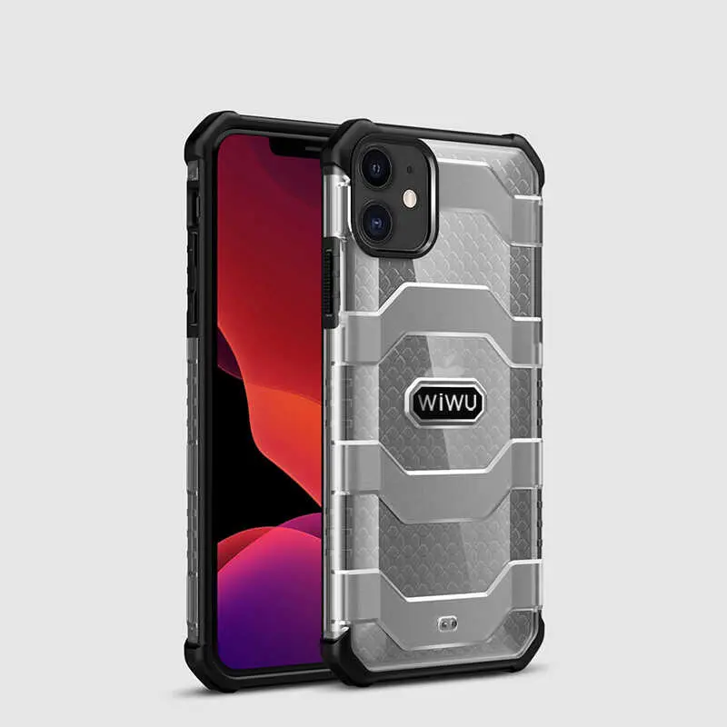 iPhone 12 Mini Kılıf Wiwu Voyager Kapak, Mat Arka Yüzeyli