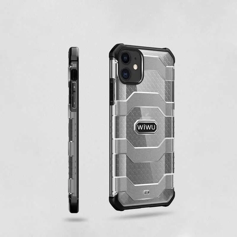 iPhone 12 Mini Kılıf Wiwu Voyager Kapak, Mat Arka Yüzeyli