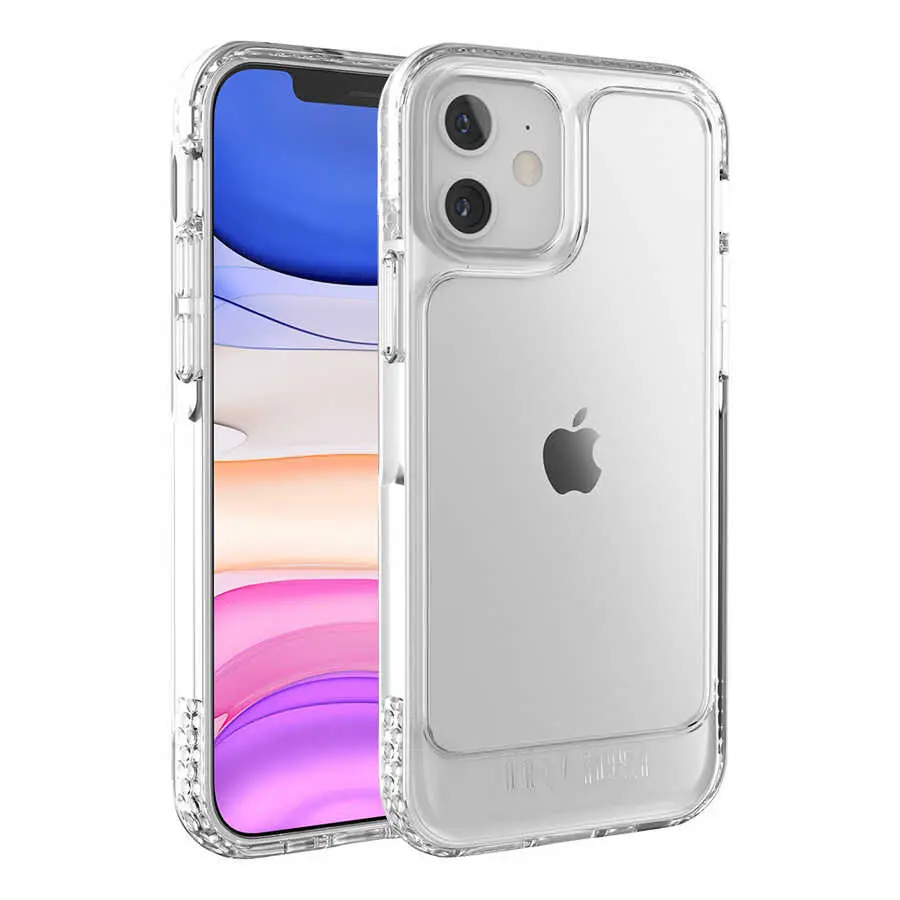 iPhone 12 Mini U Model Kılıf - Ugly Rubber, TPU Çift Katmanlı