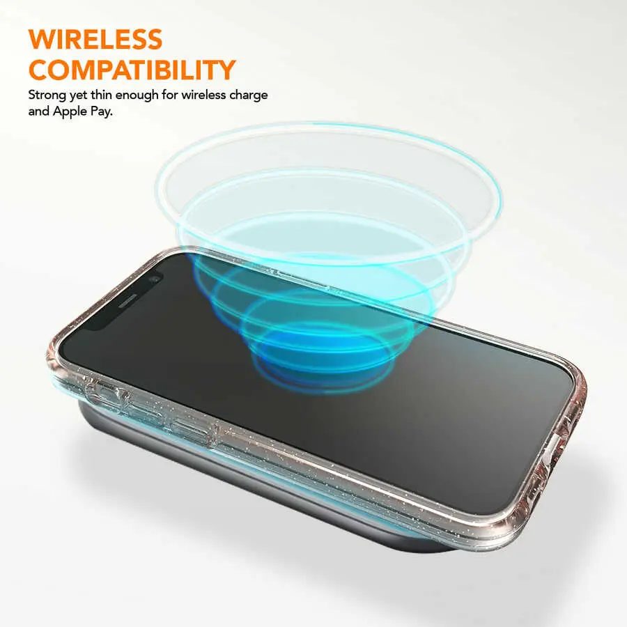 iPhone 12 Mini Şeffaf Kenarlı Kılıf - Ugly Rubber Vogue