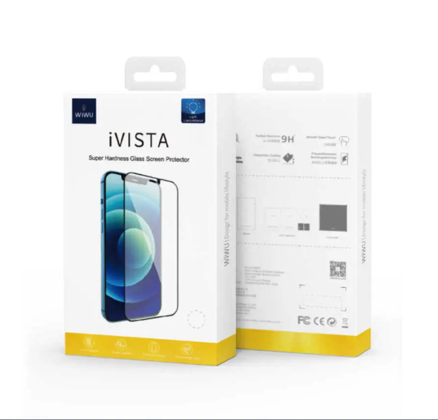 iPhone 12 Mini Ekran Koruyucu, 9H Sertlik Cam - Wiwu iVista