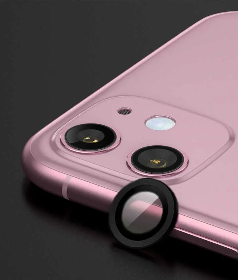 iPhone 12 Mini Kamera Lens Koruyucu, Temperli Cam - Zore CL-02