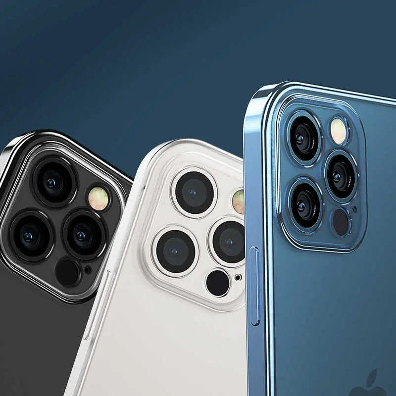 iPhone 12 Pro Mat Elektrokaplama TPU Kılıf - Benks Matte Electroplated