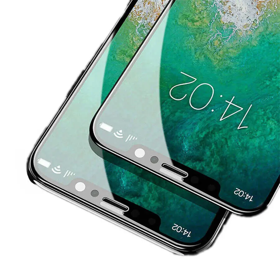 iPhone 12 Pro 5D Tam Kaplama Temperli Cam Ekran Koruyucu - Davin