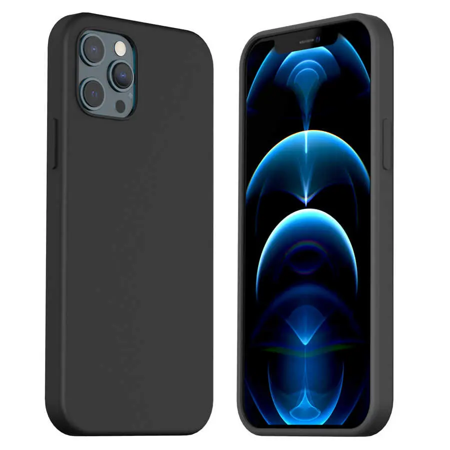 iPhone 12 Pro Silikon Kılıf, Mat Yüzeyli ve Kablosuz Şarj Uyumlu - Araree Typo Skin