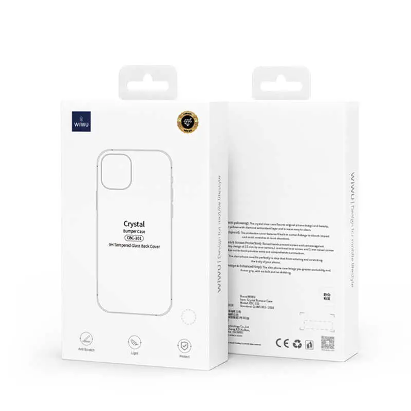 iPhone 12 Pro MagSafe Uyumlu Şeffaf Kılıf - Wiwu Magnetic Crystal