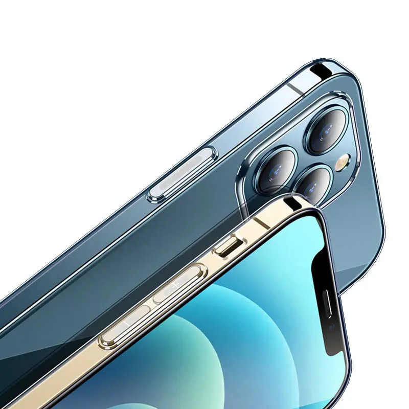 iPhone 12 Pro MagSafe Uyumlu Şeffaf Kılıf - Wiwu Magnetic Crystal
