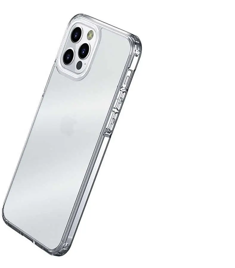 iPhone 12 Pro Kılıf, Mat Buzlu Yüzeyli TPU Silikon - Wlons H-Bom