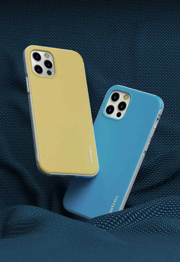 iPhone 12 Pro Suni Deri Görünümlü Kılıf - Wlons Hill