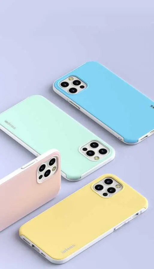 iPhone 12 Pro Suni Deri Görünümlü Kılıf - Wlons Hill