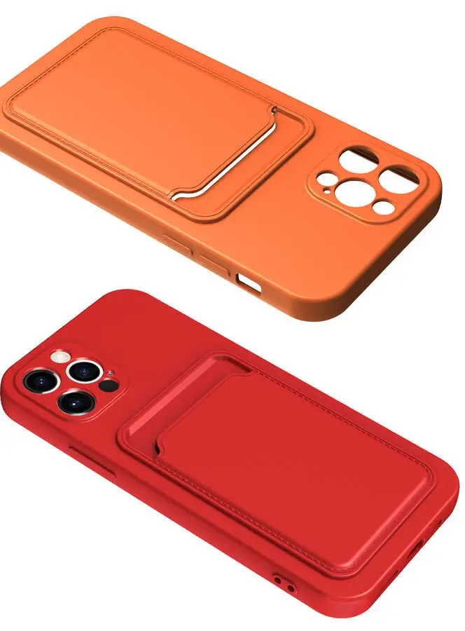 iPhone 12 Pro Kartlık Bölmeli Kılıf - Zore Ofix