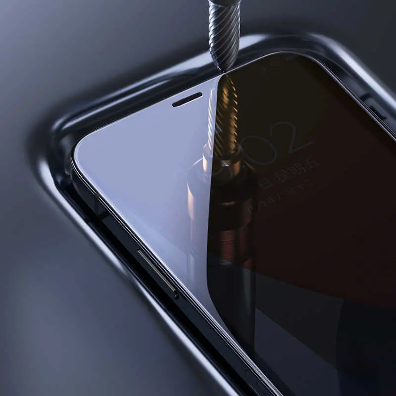 iPhone 12 Pro Max Tam Kaplamalı Kavisli Ekran Koruyucu - Benks V Pro