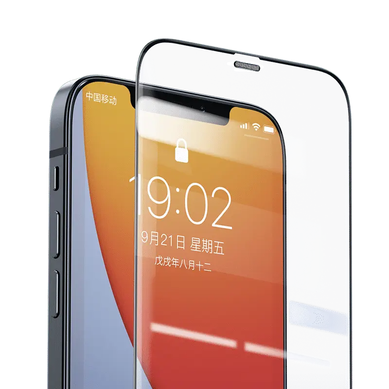 iPhone 12 Pro Max Tam Kaplamalı Kavisli Ekran Koruyucu - Benks V Pro