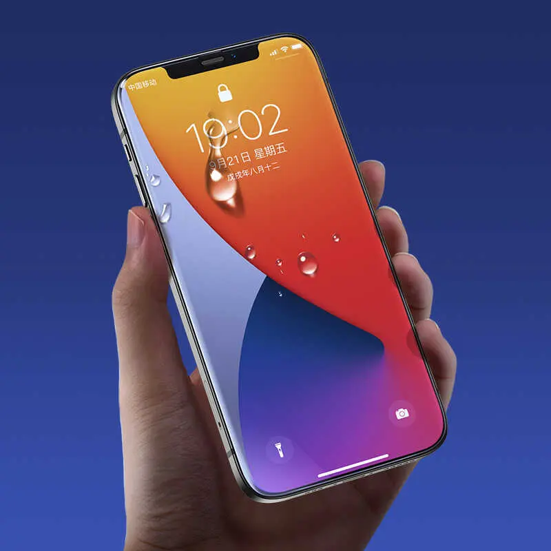 iPhone 12 Pro Max Tam Kaplamalı Kavisli Ekran Koruyucu - Benks V Pro