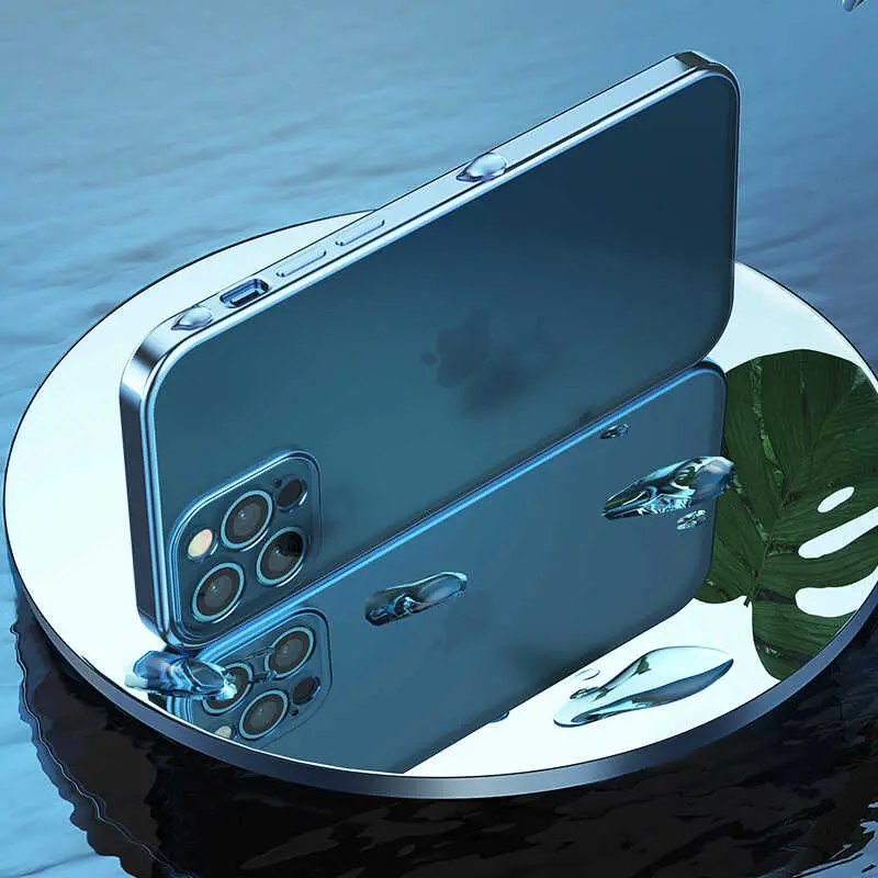 iPhone 12 Pro Max Mat Kaplamalı TPU Kılıf - Benks Matte Electroplated