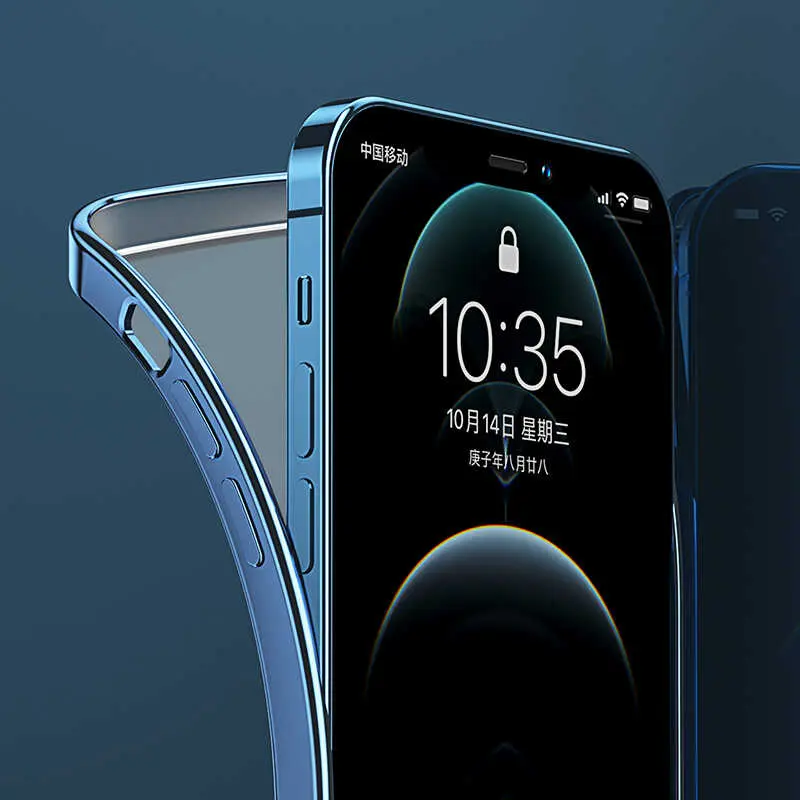 iPhone 12 Pro Max Mat Kaplamalı TPU Kılıf - Benks Matte Electroplated