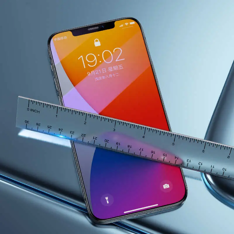 iPhone 12 Pro Max Ekran Koruyucu, Mavi Işık Filtreli - Benks KR Pro