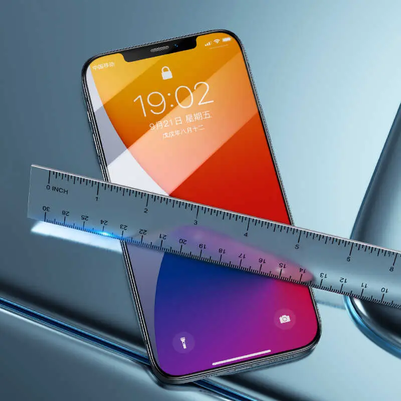 iPhone 12 Pro Max Tam Kaplamalı Kavisli Kenar Ekran Koruyucu - Benks KR Pro