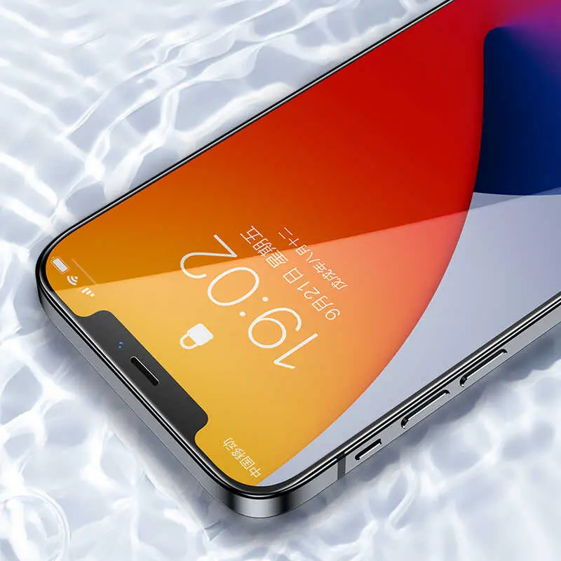 iPhone 12 Pro Max Tam Kaplamalı Kavisli Kenar Ekran Koruyucu - Benks KR Pro