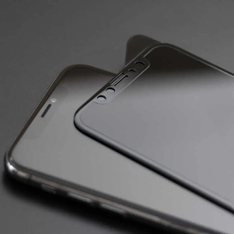 iPhone 12 Pro Max Gizlilik Camlı Ekran Koruyucu - Davin 5D Privacy