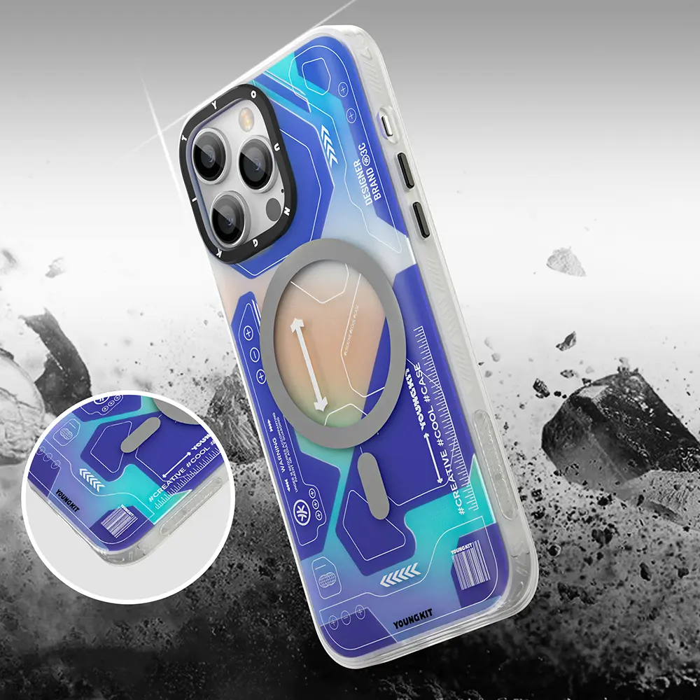 iPhone 12 Pro Max MagSafe Uyumlu Kılıf - Youngkit Metaverse Serisi