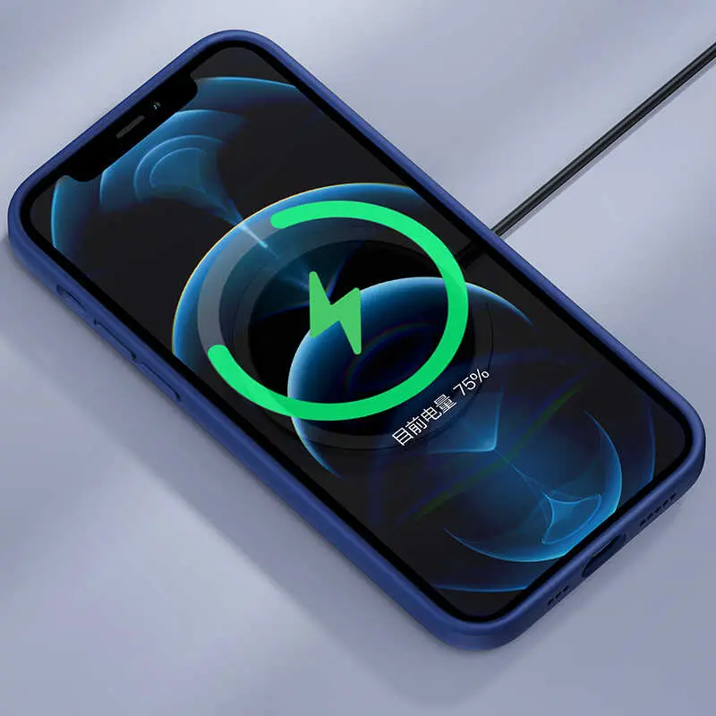 iPhone 12 Pro Max MagSafe Uyumlu Silikon Kılıf - Benks Magnetic
