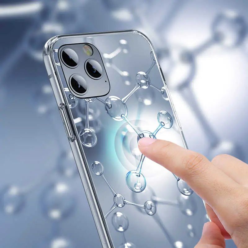 iPhone 12 Pro Max Şeffaf Cam Arka Yüzeyli Kılıf - Benks Magic Crystal