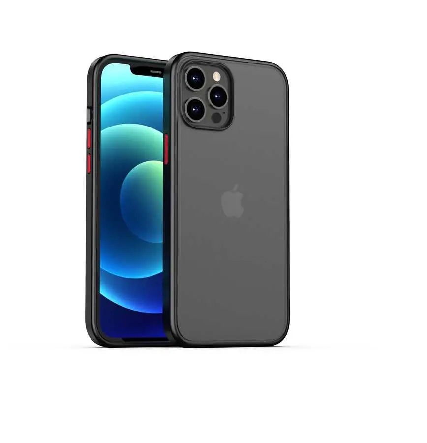 iPhone 12 Pro Max Mat Yüzeyli Darbe Emici Kılıf - Benks Magic Smooth