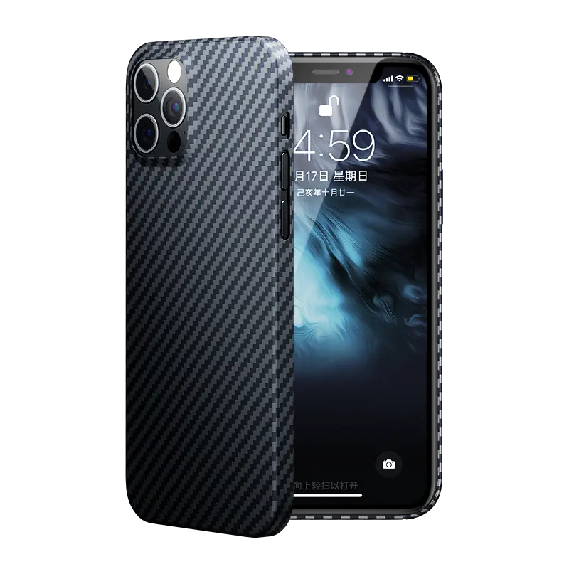 iPhone 12 Pro Max Aramid Karbon Kılıf - Benks Aramid Case