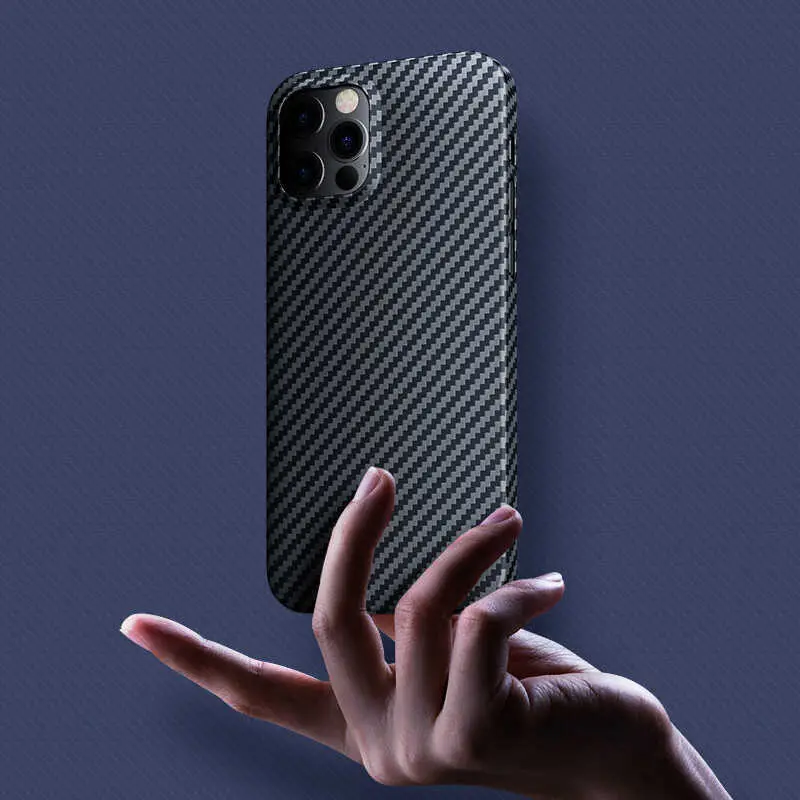 iPhone 12 Pro Max Aramid Karbon Kılıf - Benks Aramid Case