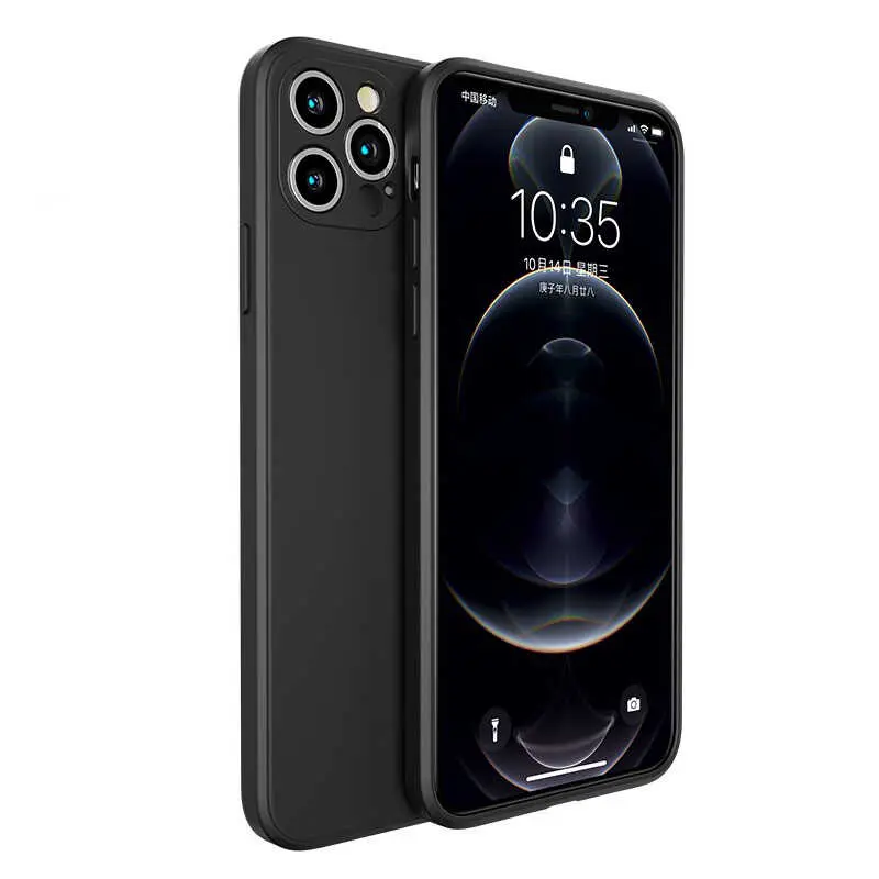 iPhone 12 Pro Max Silikon Kılıf, Kadife İç Yüzeyli - Benks Painting
