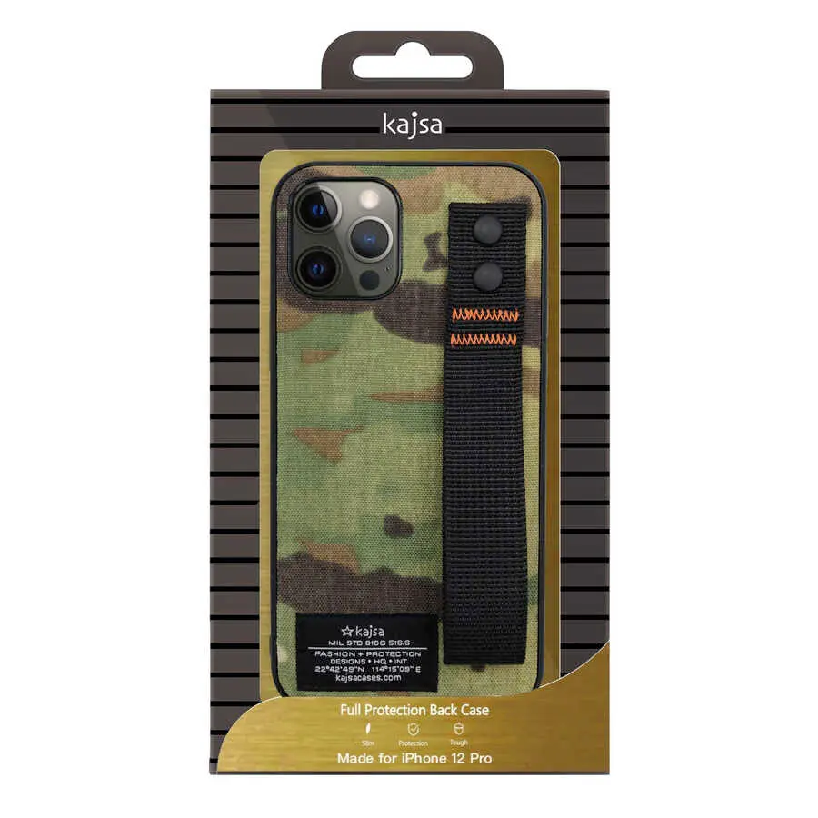 iPhone 12 Pro Max Kılıf Kajsa Cordura Serisi Military Kapak