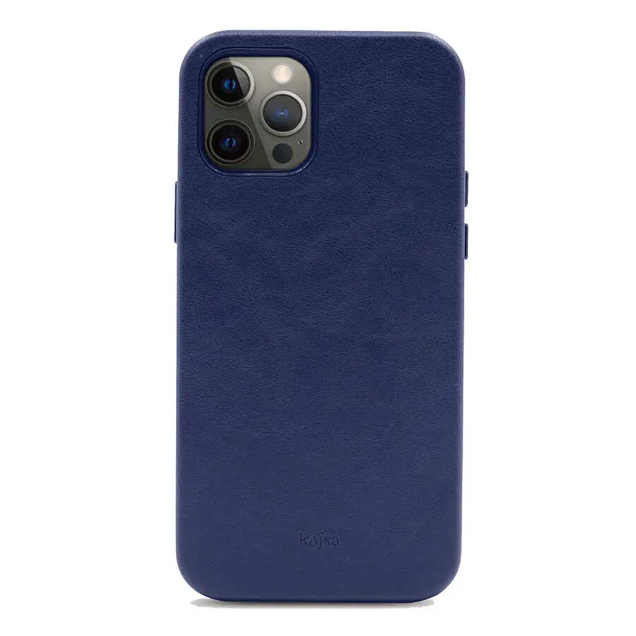 iPhone 12 Pro Max Deri Kılıf, Kaymayan Yüzeyli - Kajsa Crazy Horse