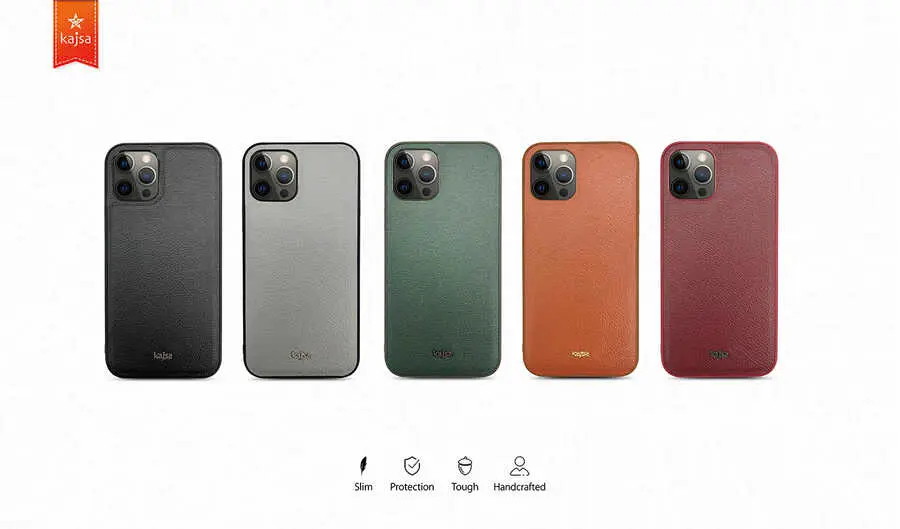 iPhone 12 Pro Max Hakiki Deri Kılıf - Kajsa Luxe Collection