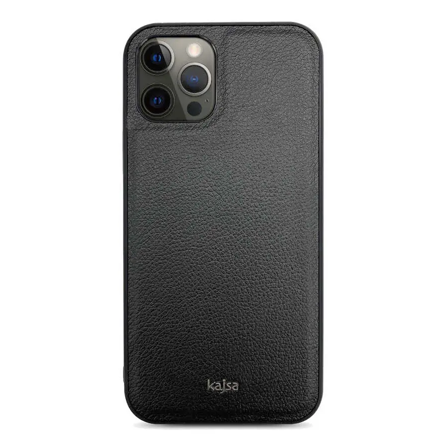 iPhone 12 Pro Max Hakiki Deri Kılıf - Kajsa Luxe Collection