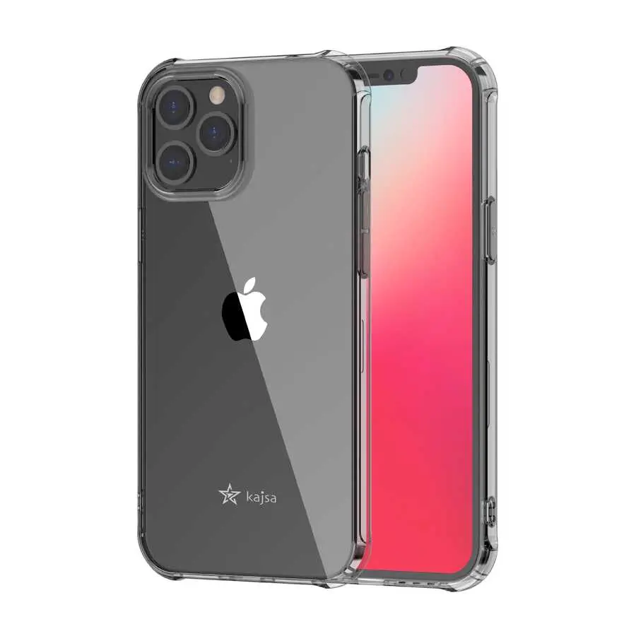 iPhone 12 Pro Max Şeffaf Kılıf, Airbag Köşeli - Kajsa Transparent