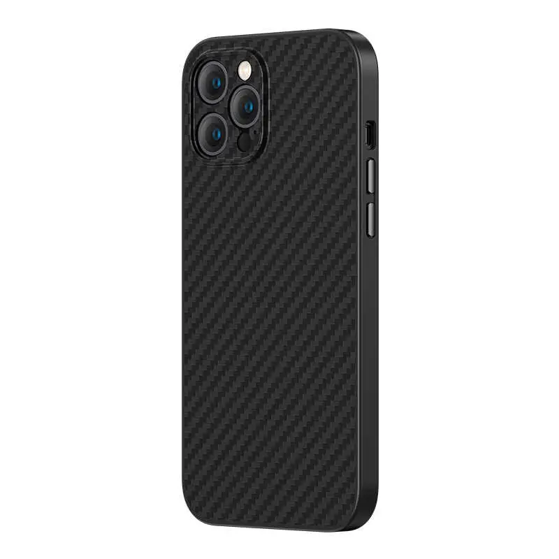 iPhone 12 Pro Max Karbon Fiber Kılıf - Benks Hybrid Kevlar