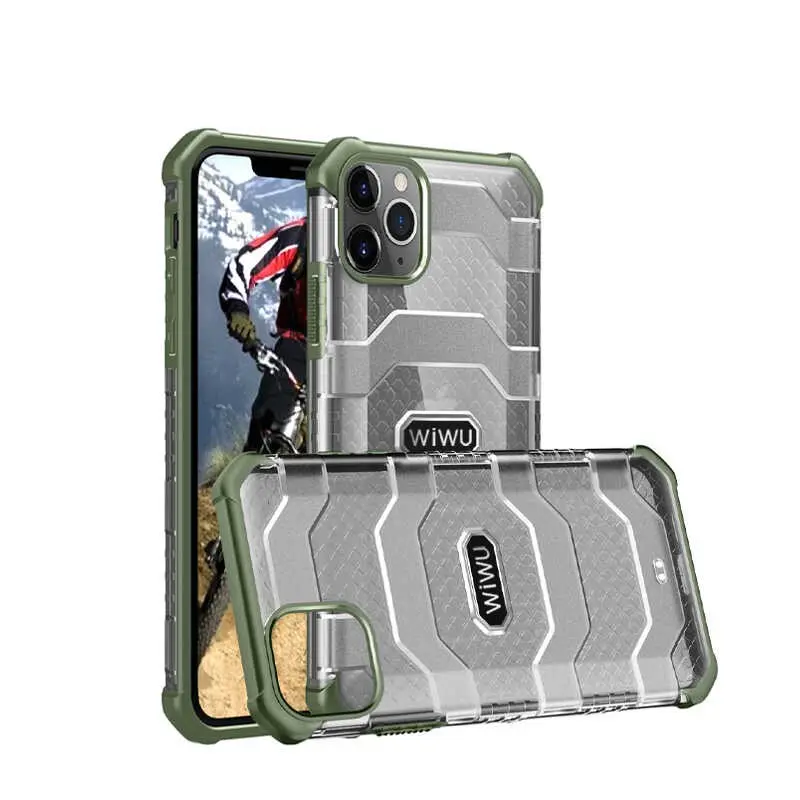 iPhone 12 Pro Max Kılıf, Mat Arka Yüzeyli - Wiwu Voyager