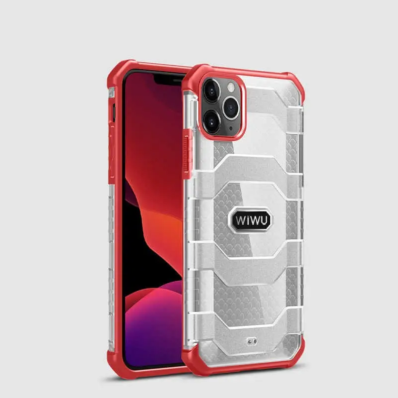 iPhone 12 Pro Max Kılıf, Mat Arka Yüzeyli - Wiwu Voyager